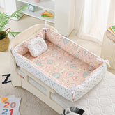 Portable & High Border Protection Baby Sleeping Crib - Happy Coo